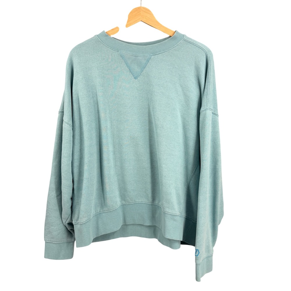 Standard Cloth Sweatshirt Mens Large Blue Crew Neck Long Sleeve‎ Pullover